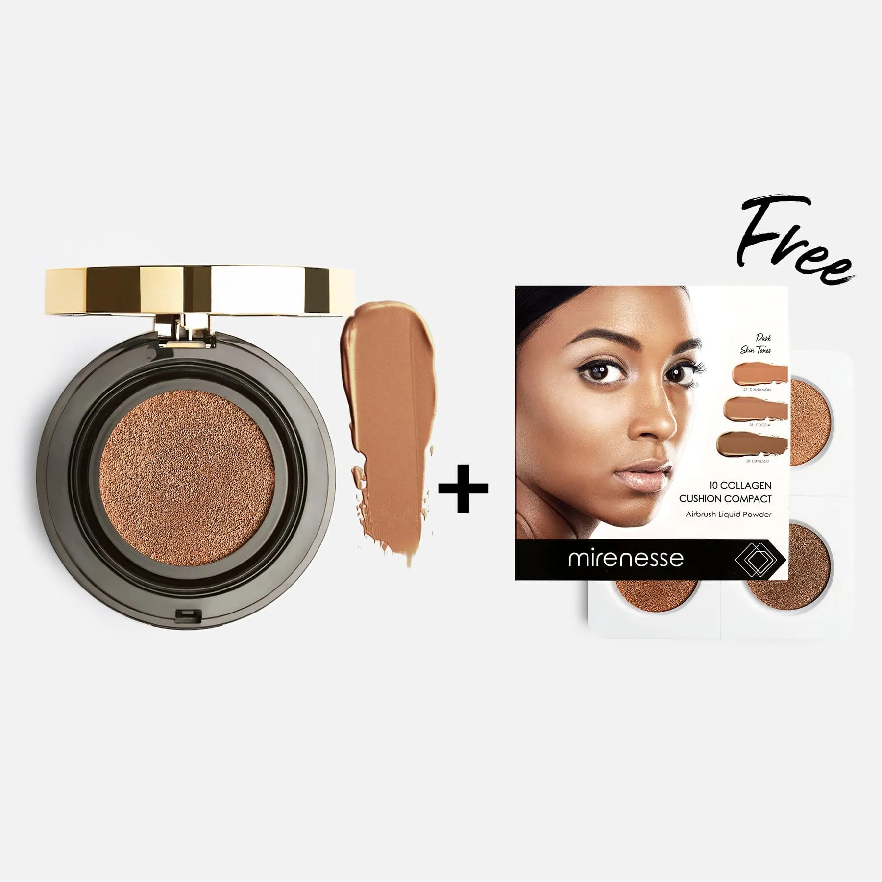 10 Collagen Cushion Foundation   Bonus Mini Kit 28.COCOA