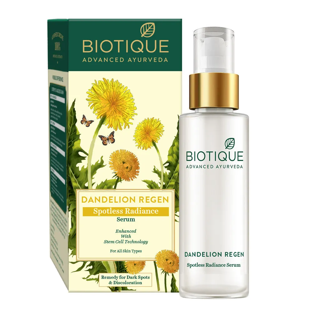 Biotique Dandelion Regen -Spotless Radiance Serum- 30 Ml