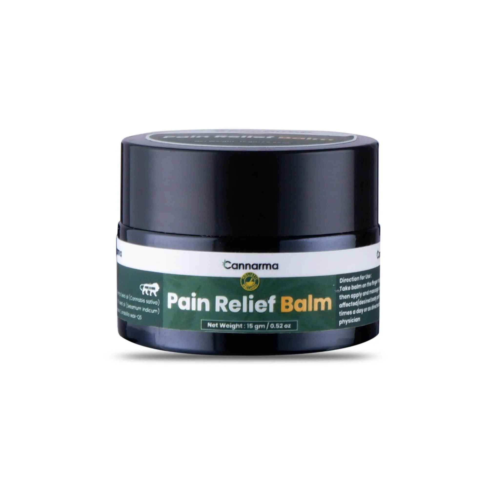 Cannarma Ultra Premium Pain Relief Balm | For Headache, Body Pain & Joints Pain