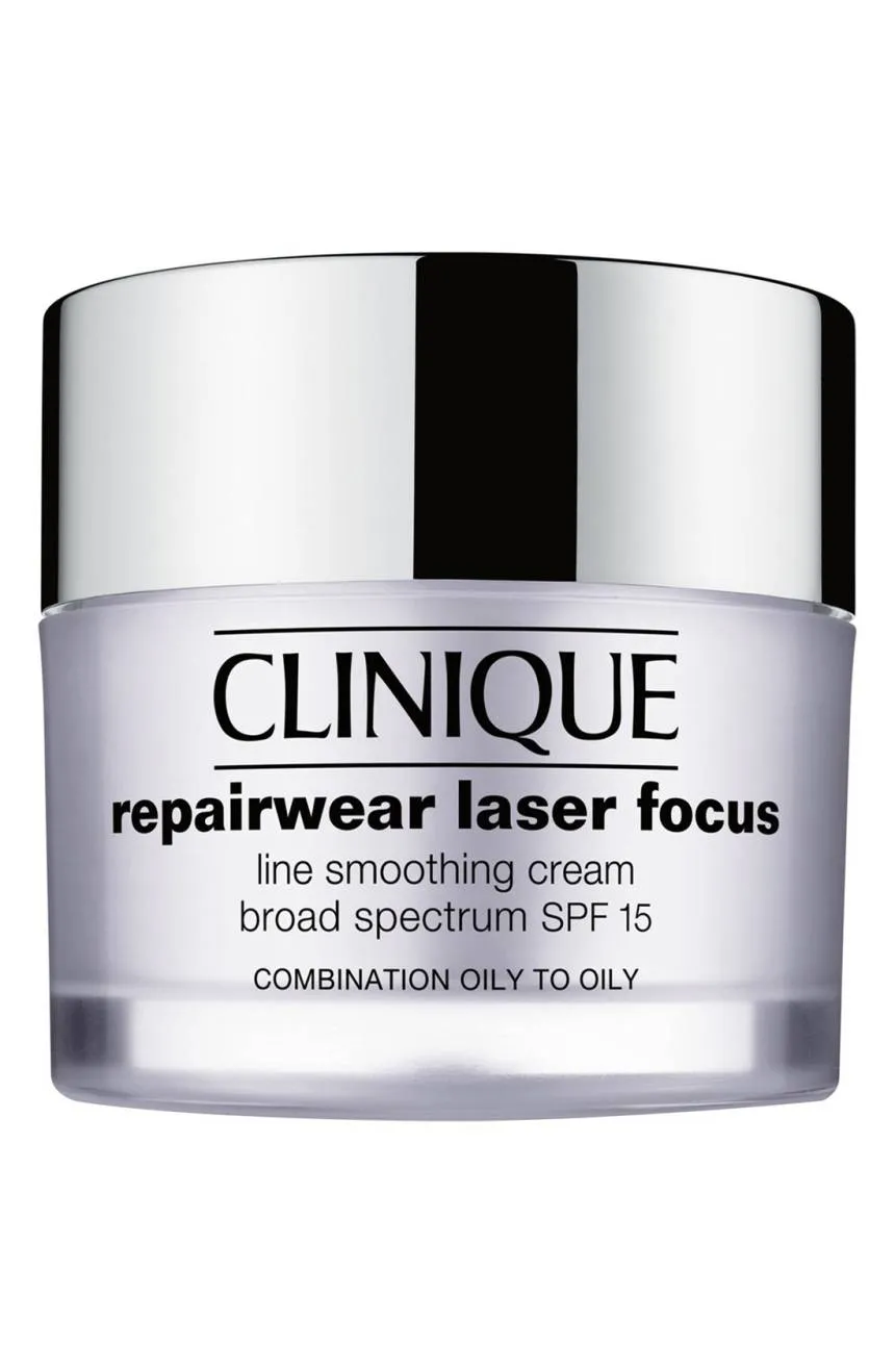 Clinique Repairwear Laser Focus Line Smoothing Cream Broad Spectrum SPF 15