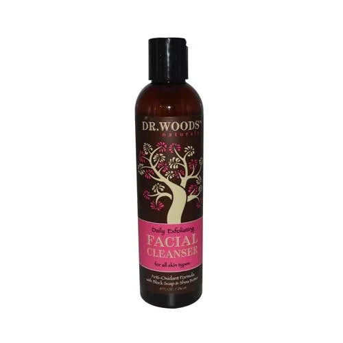 Dr. Woods Facial Cleanser Black Soap And Shea Butter - 8 Fl Oz