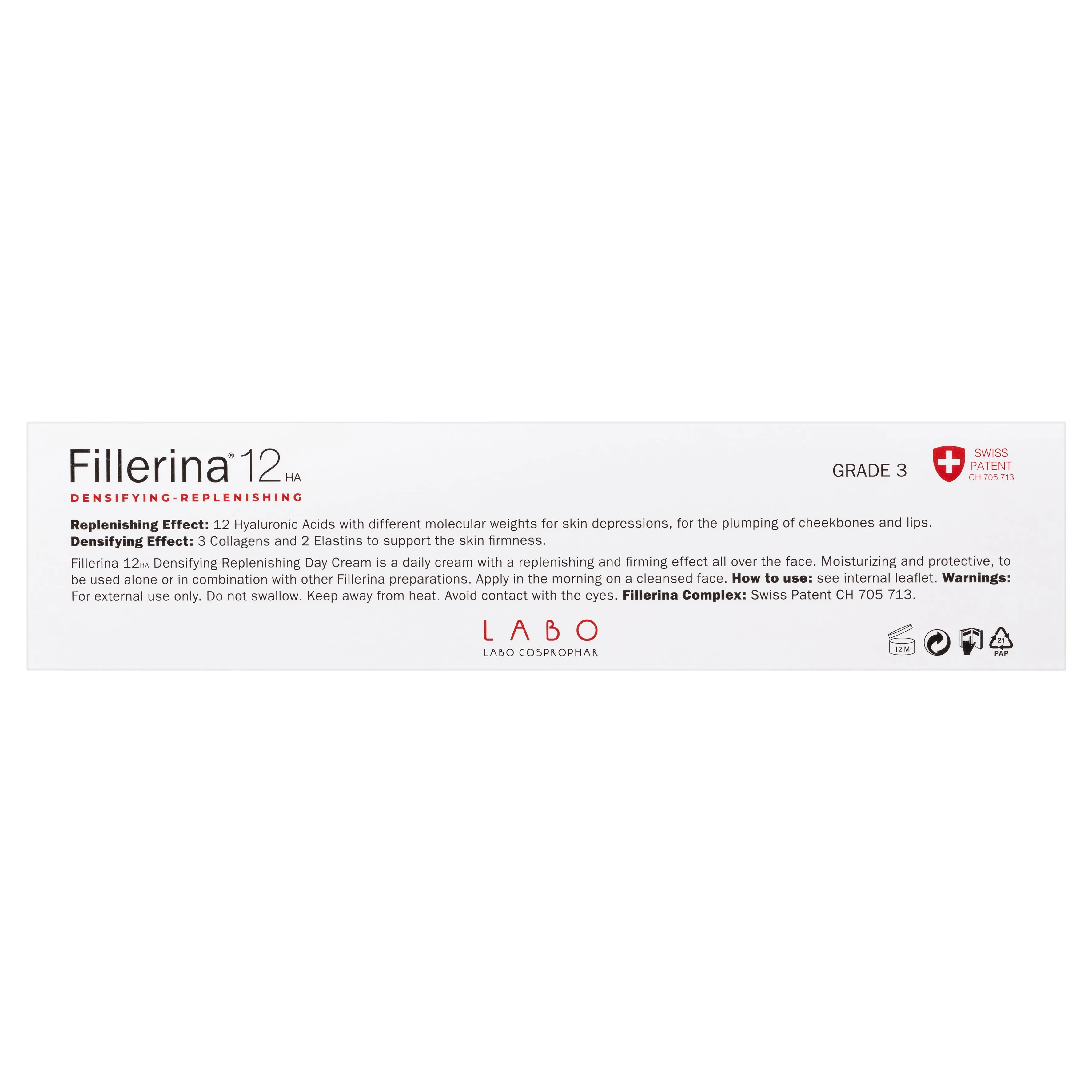 Fillerina 12HA Densifying-Replenishing Day Cream