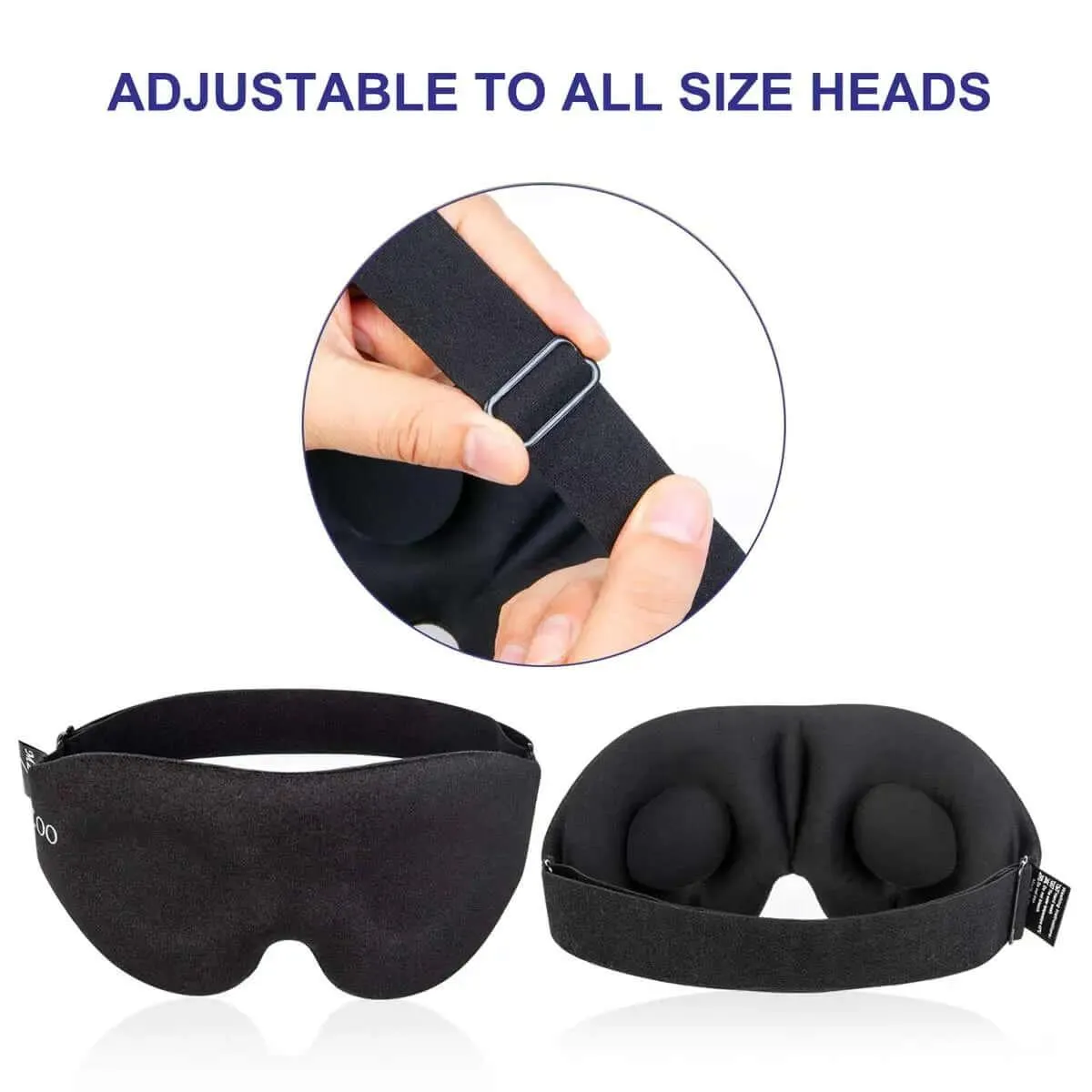 HealthHQ Adjustable 3D Sleep Mask