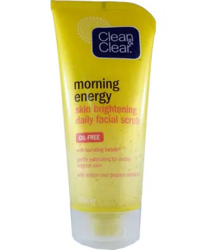 Johnson And Johnson Clean And Clear Morning Energy Daily Facial Scrub