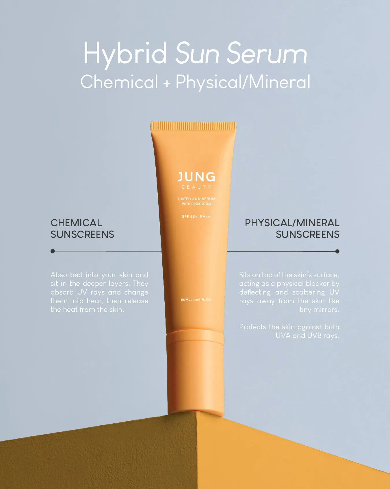 Jung Beauty Tinted Sun Serum with Probiotics