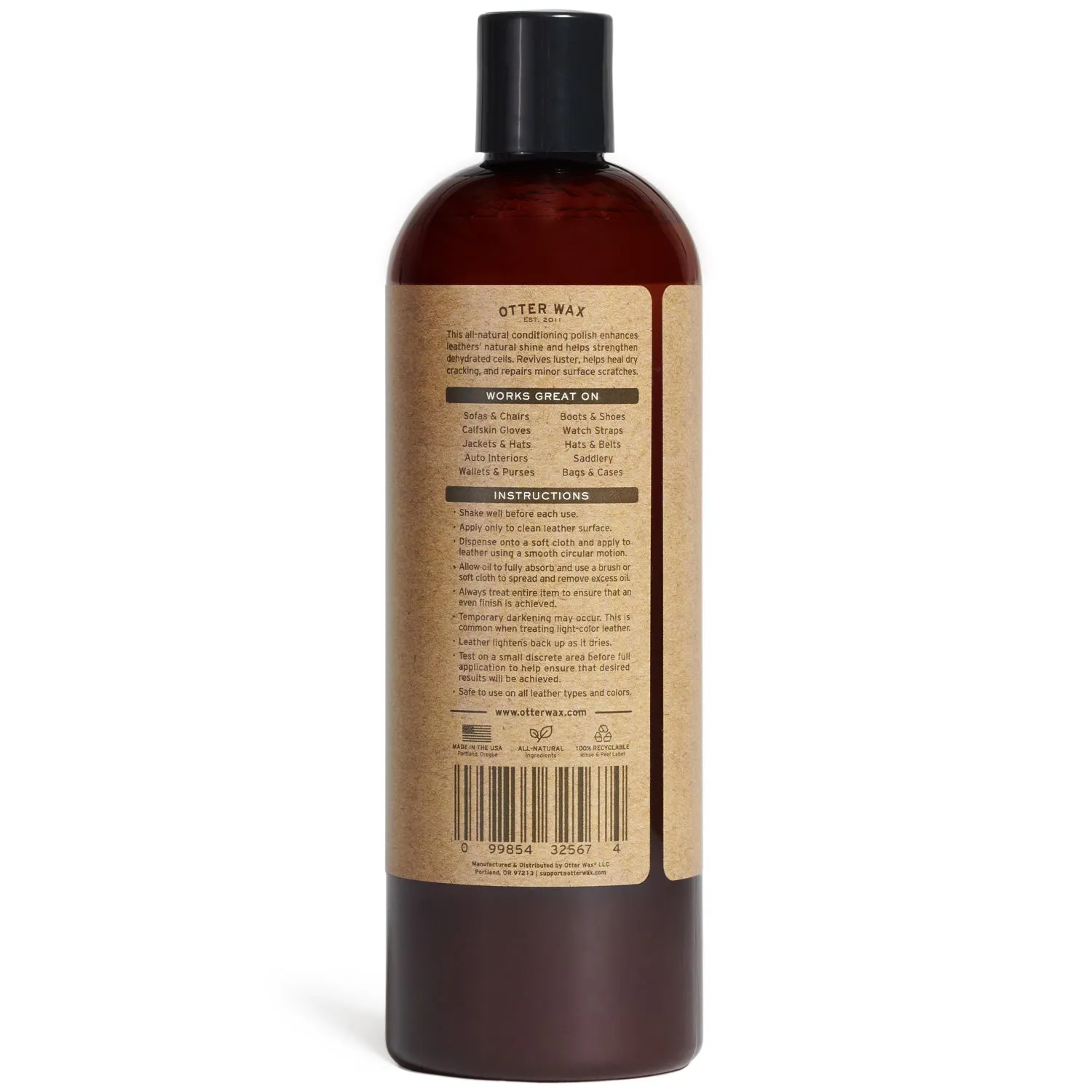 Leather Polishing Oil | 16oz Bottle (MSRP $25)