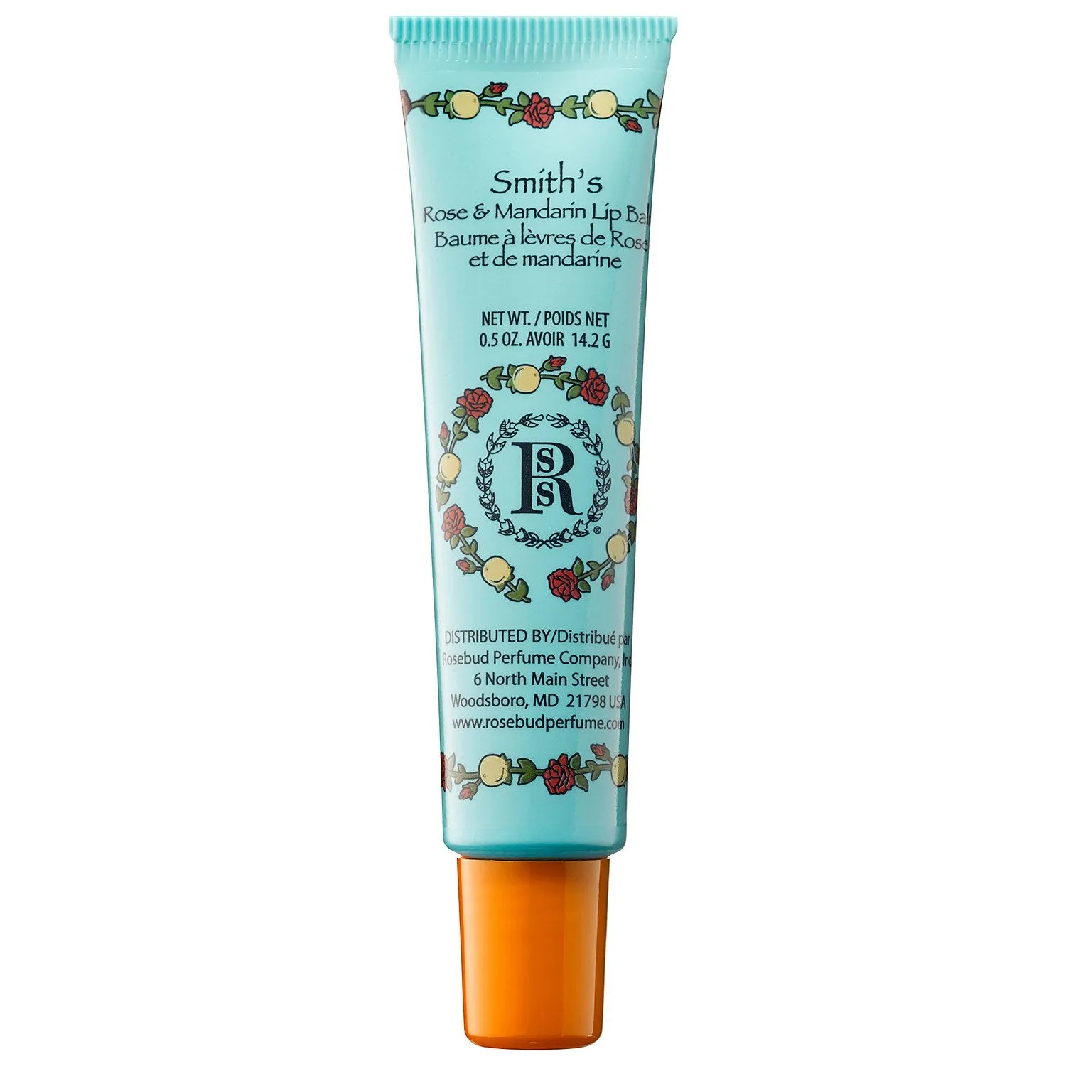 lip balm tube | rose & mandarin