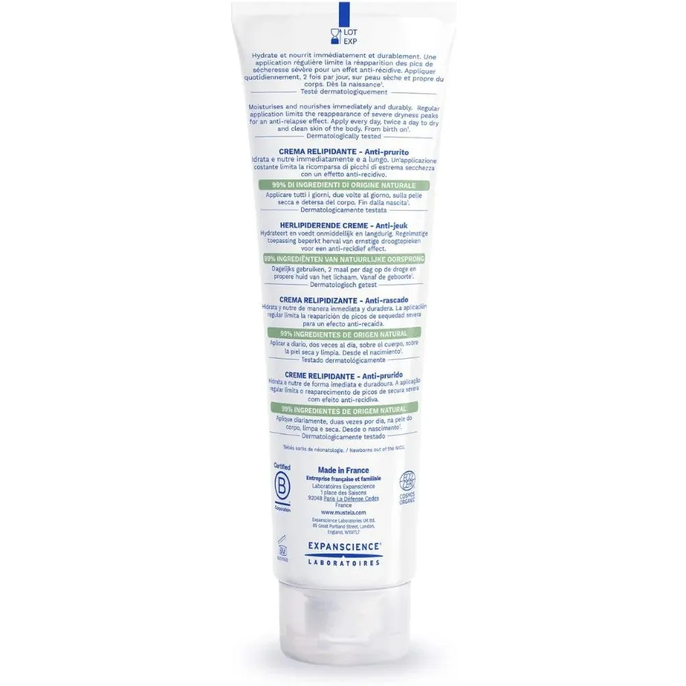 Mustela Stelatopia Plus Lipid Replenishing Cream - 150ml