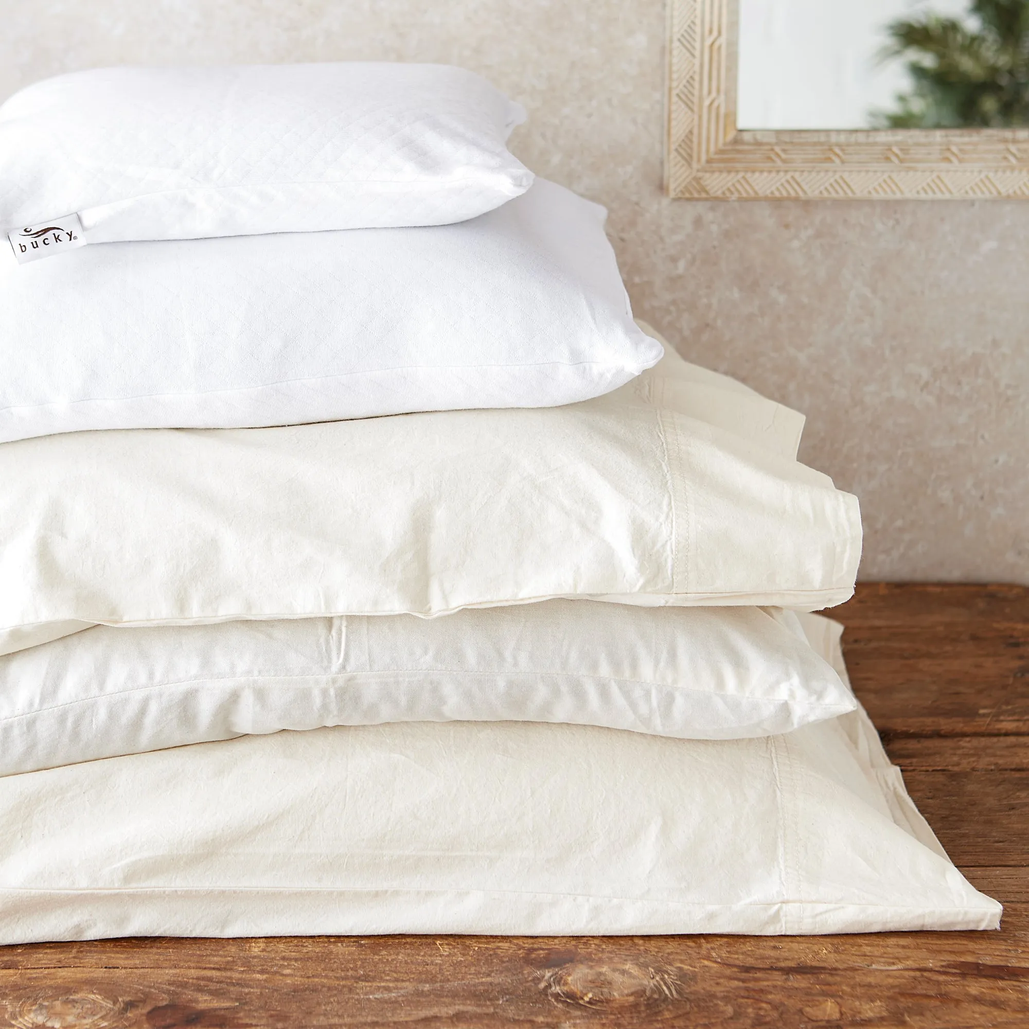 Natural Cotton Buckwheat Bed Pillow