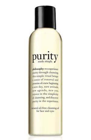 philosophy purity made simple cleansing oil for face and eyes