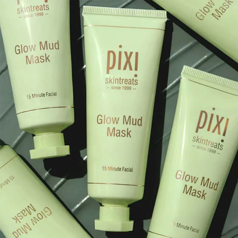 Pixi Deep-Pore Glow Mud Face Mask  with 5% Glycolic Acid