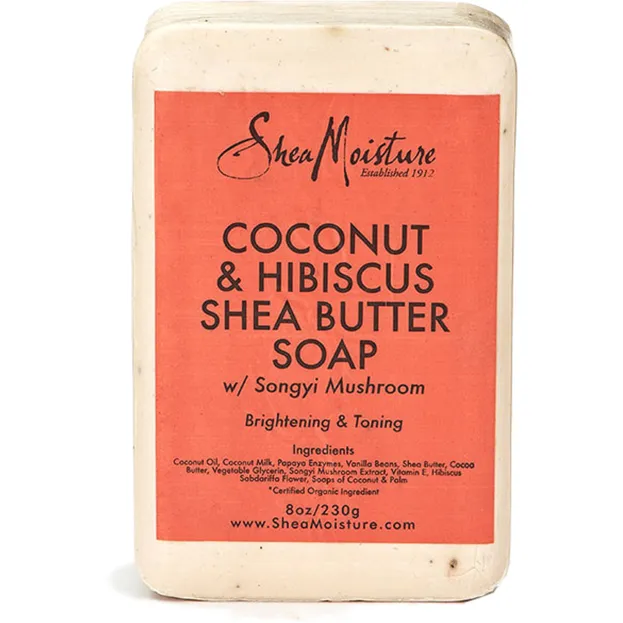 Shea Moisture: Coconut & Hibiscus Shea Butter Soap 8oz