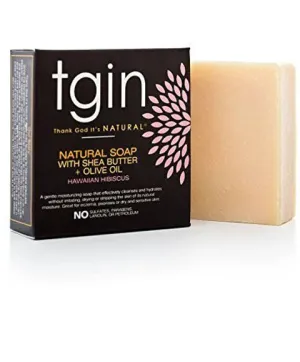 TGIN  Natural Soap With Shea Butter Olive Oil And Hawaiian Hibiscus